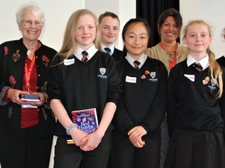 Lakelands Academy students attend the Shropshire Teen Book of the Year Awards Ceremony